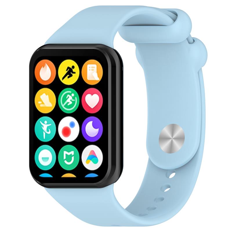 SILICONE STRAP MI BAND 8 PRO /M8 PRO (4). LIGHT BLUE - Image 3