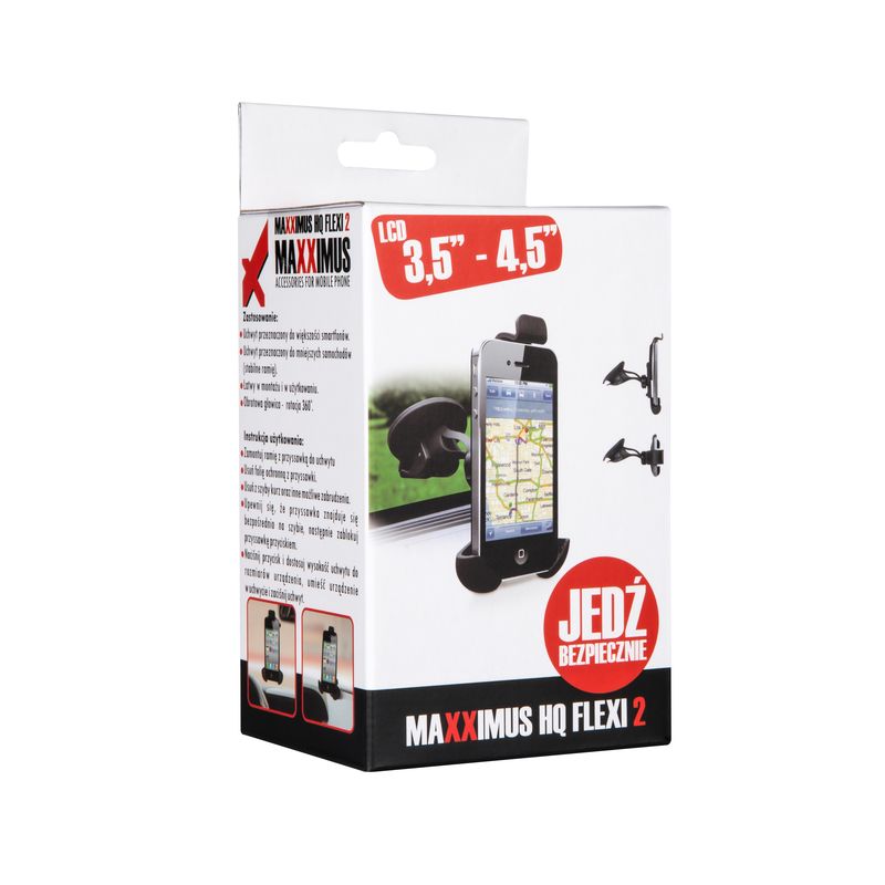 CAR HOLDER MAXXIMUS HQ FLEXI 2 SIZE 3.5"-4.7" - Image 2