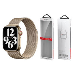 YESIDO WB22 APPLE WATCH MAGNETIC STAINLESS STEEL STRAP (42/44/45/49) GOLD