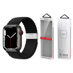 YESIDO WB23 APPLE WATCH BRAIDED STRAP 38/40/41 BLACK