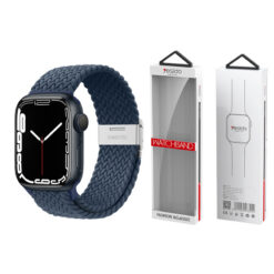 YESIDO WB23 APPLE WATCH BRAIDED STRAP 42/44/45 NAVY