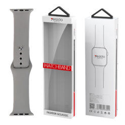 YESIDO WB44 SILICONE STRAP FOR iWATCH L 38/40/41 (97+132) #34 BRICK BLUE