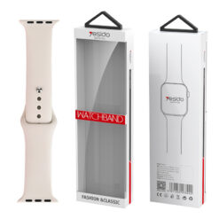 YESIDO WB44 SILICONE STRAP FOR iWATCH S 42/44/45 (97+118) #45 STARLIGHT