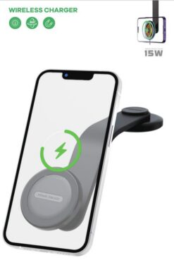 T-PHOX MAG ON 15W MAGNETIC WIRELESS CAR MOUNT BLACK