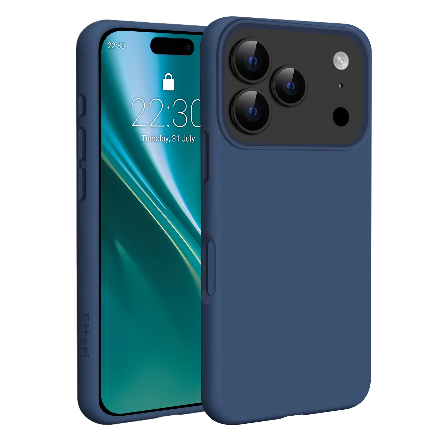 Etteri Silicone Mag case for iPhone 17 Pro dark blue - Image 12