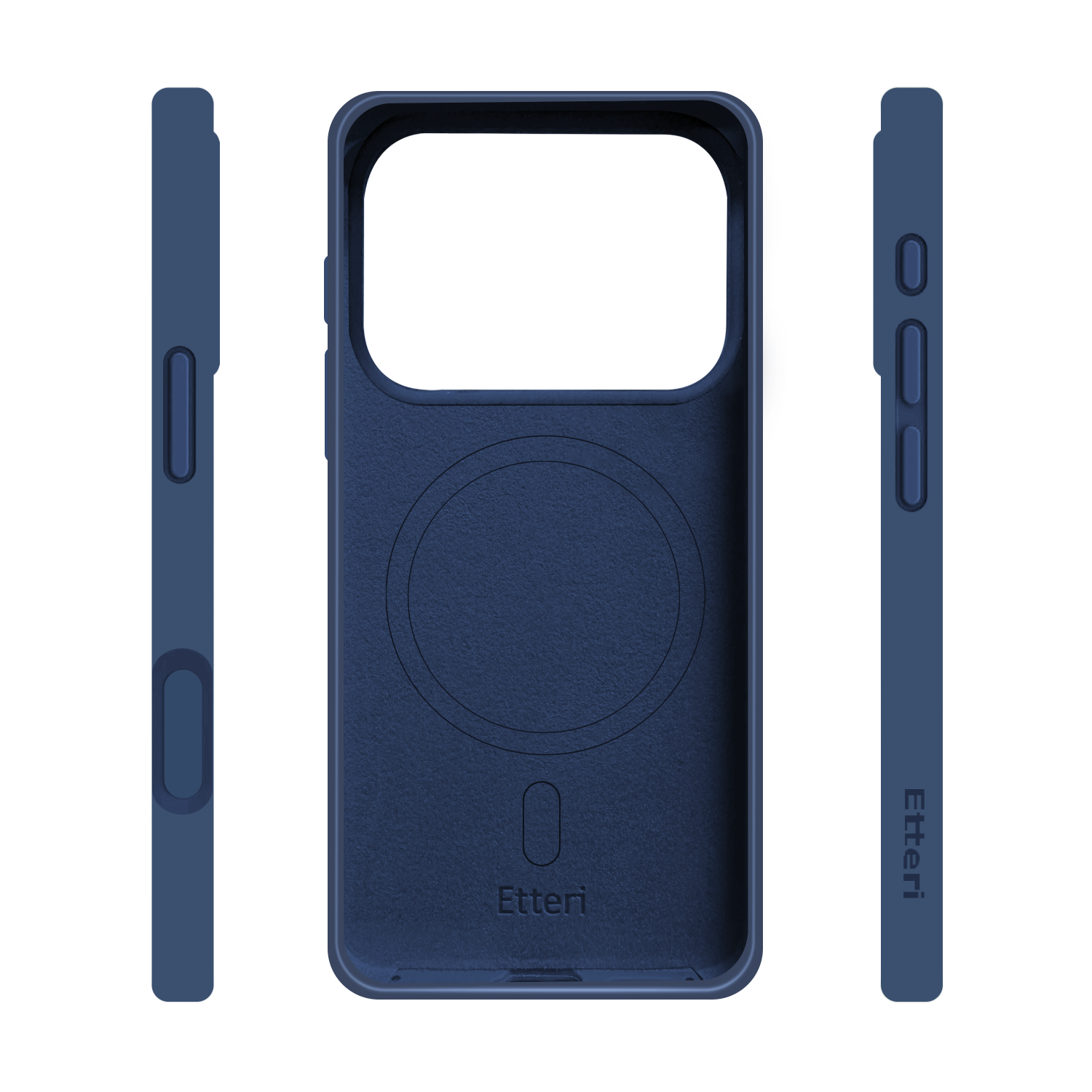 Etteri Silicone Mag case for iPhone 17 Pro dark blue - Image 15