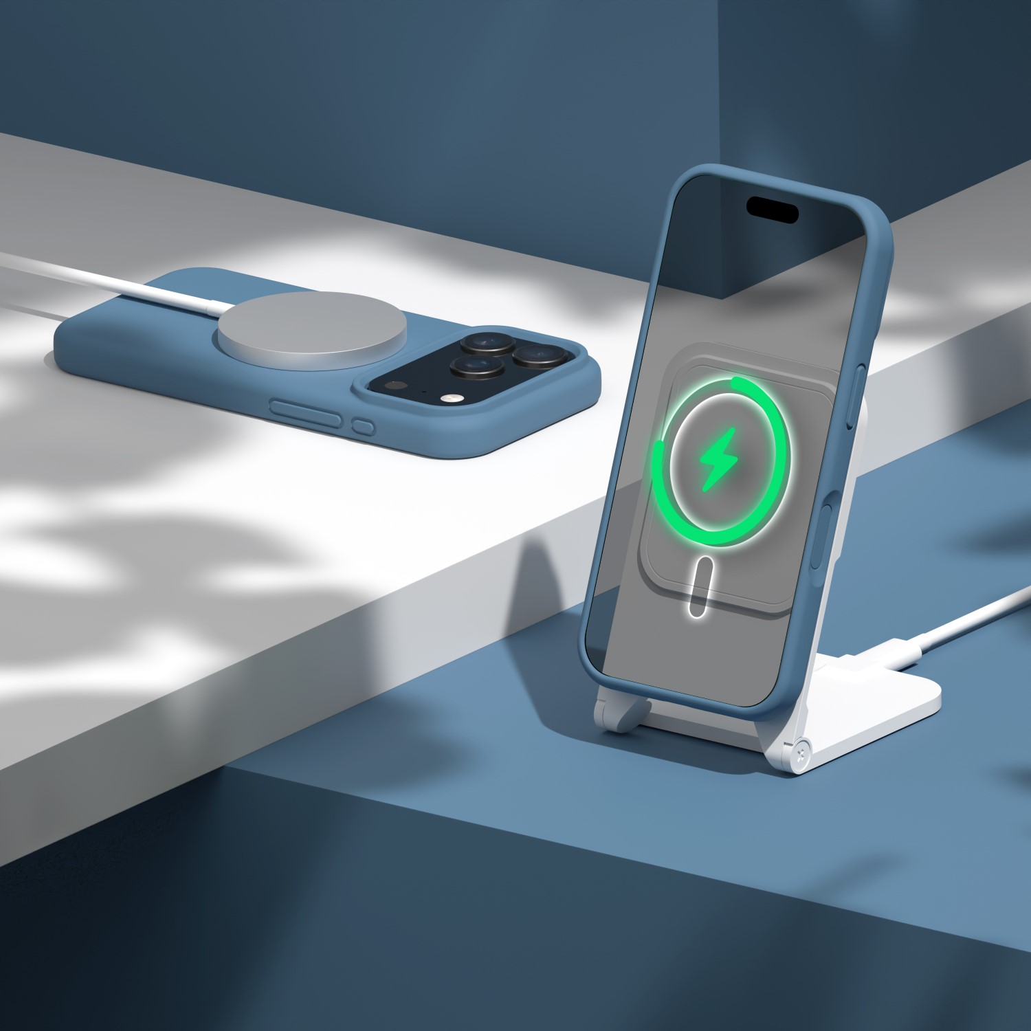 Etteri Silicone Mag case for iPhone 17 Pro dark blue - Image 16