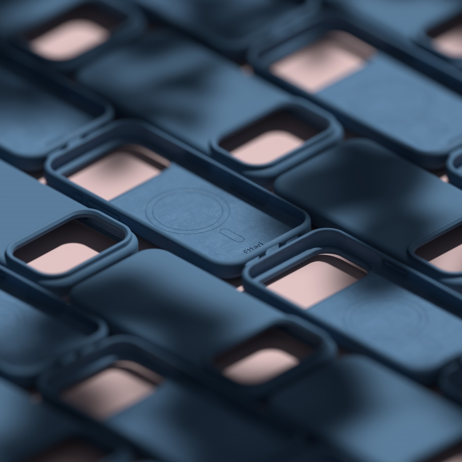 Etteri Silicone Mag case for iPhone 17 Pro dark blue - Image 19