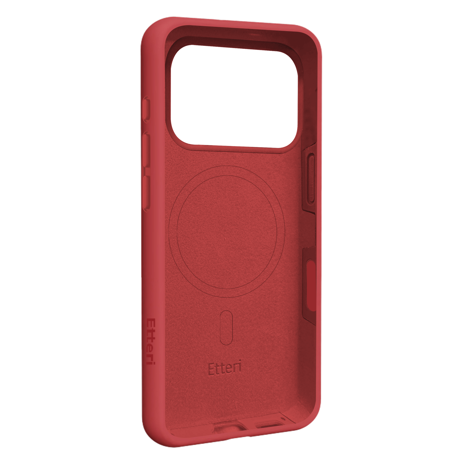 Etteri Silicone Mag case for iPhone 17 Pro Max raspberry - Image 7