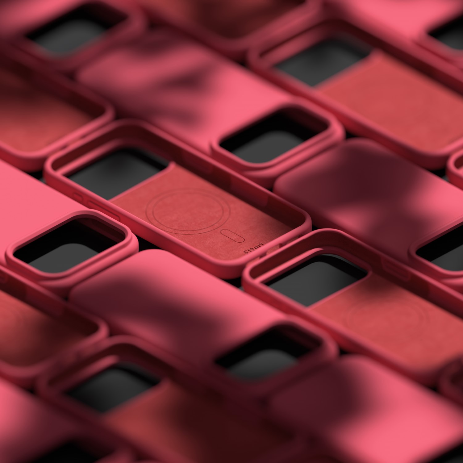 Etteri Silicone Mag case for iPhone 17 Pro Max raspberry - Image 13