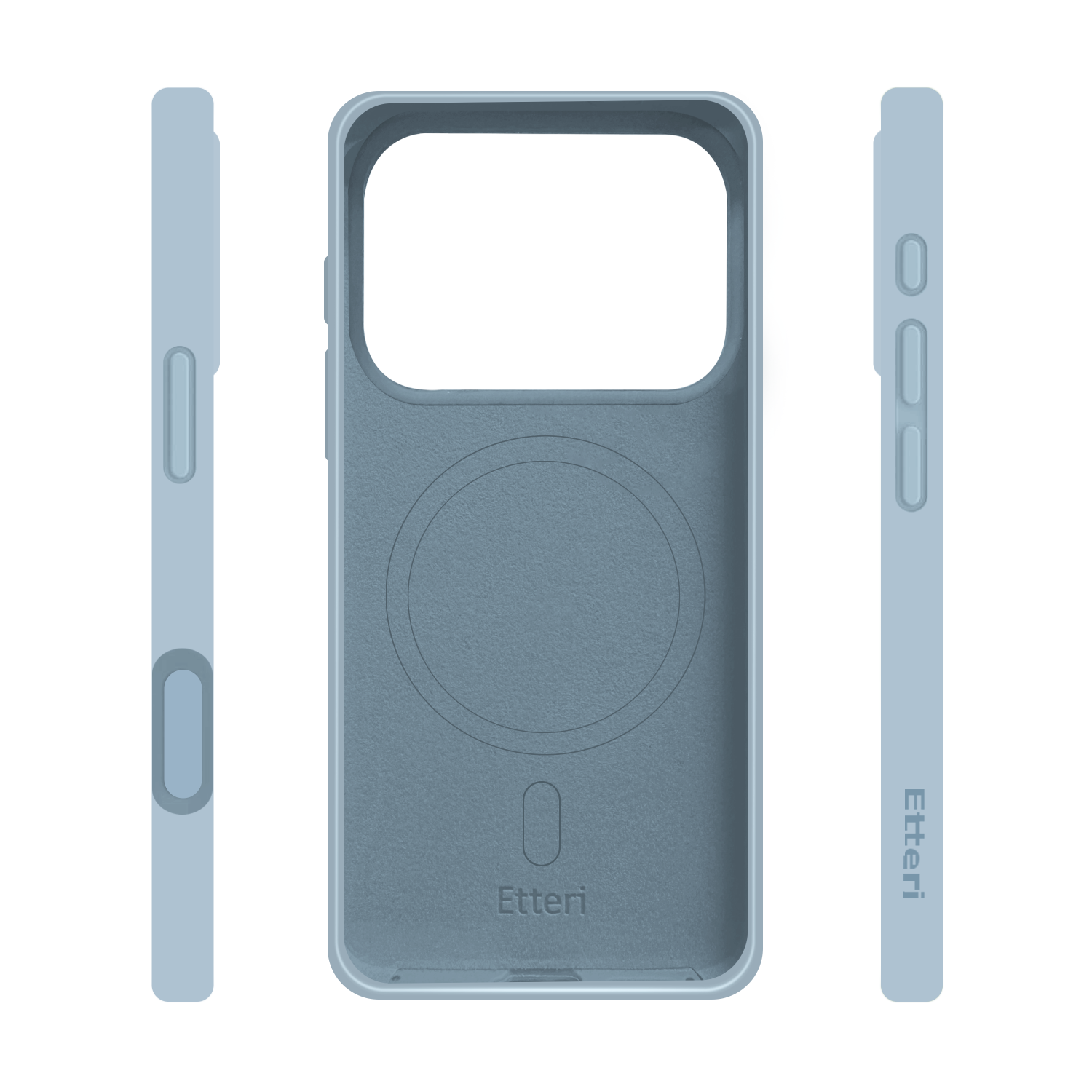 Etteri Silicone Mag case for iPhone 17 Pro light blue - Image 24