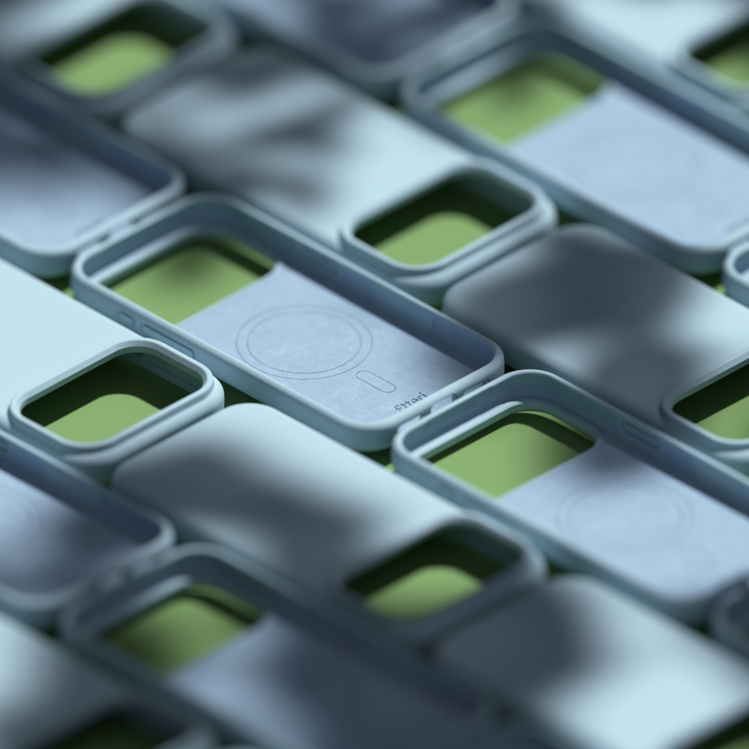 Etteri Silicone Mag case for iPhone 17 Pro light blue - Image 28