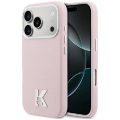 Karl Lagerfeld case for iPhone 17 Pro Max 6,9" HC MAGSAFE PU FW W/ KHEAD LOGO PINK