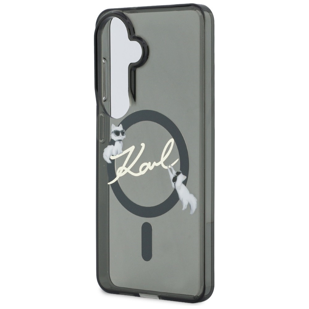 Karl Lagerfeld case IML KC Script MagSafe for Samsung Galaxy S26 Plus black - Image 6