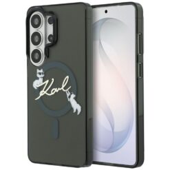 Karl Lagerfeld case IML KC Script MagSafe for Samsung Galaxy S26 Ultra black