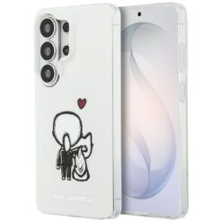 Karl Lagerfeld case IML Karl&Choupette MagSafe for Samsung Galaxy S26 Ultra transparent
