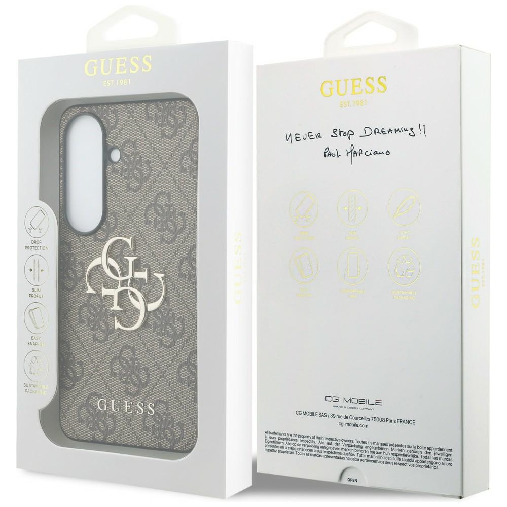 Guess case 4G Big Metal Logo for Samsung Galaxy S26 brown - Image 8