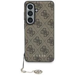 Guess case 4G Classic Logo Charm MagSafe for Samsung Galaxy S26 brown