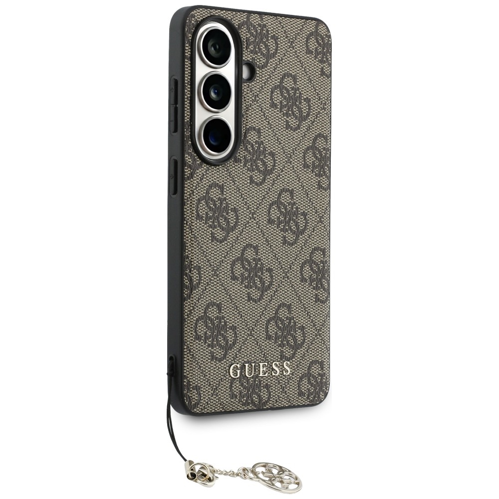 Guess case 4G Classic Logo Charm MagSafe for Samsung Galaxy S26 brown - Image 3