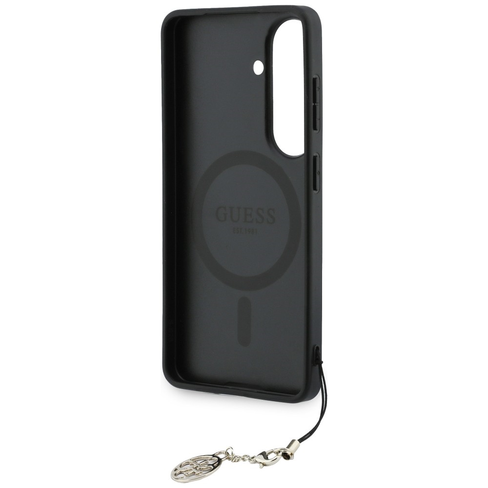 Guess case 4G Classic Logo Charm MagSafe for Samsung Galaxy S26 brown - Image 6