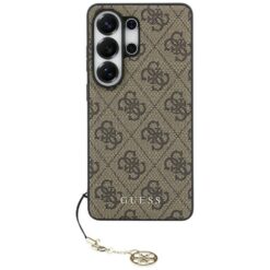 Guess case 4G Classic Logo Charm MagSafe for Samsung Galaxy S26 Ultra brown
