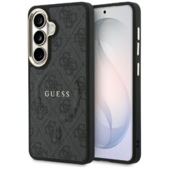 Guess case 4G Embossed Ring MagSafe for Samsung Galaxy S26 Plus black