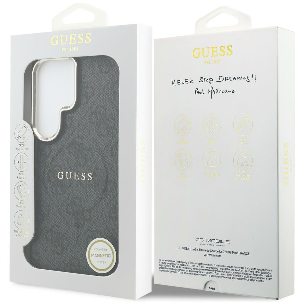 Guess case 4G Embossed Ring MagSafe for Samsung Galaxy S26 Ultra black - Image 8