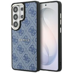 Guess case 4G Embossed Ring MagSafe for Samsung Galaxy S26 Ultra blue