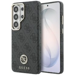 Guess case 4G Rhinestone Round Logo MagSafe for Samsung Galaxy S26 Ultra black