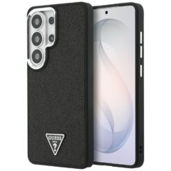 Guess case Fixed Glitter Triangle MagSafe for Samsung Galaxy S26 Ultra black