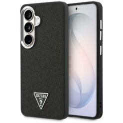 Guess case Fixed Glitter Triangle MagSafe for Samsung Galaxy S26 black