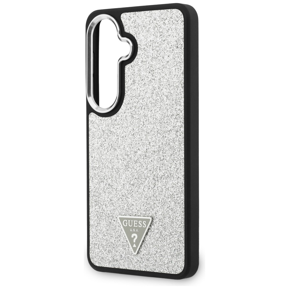 Guess case Fixed Glitter Triangle MagSafe for Samsung Galaxy S26 silver - Image 6