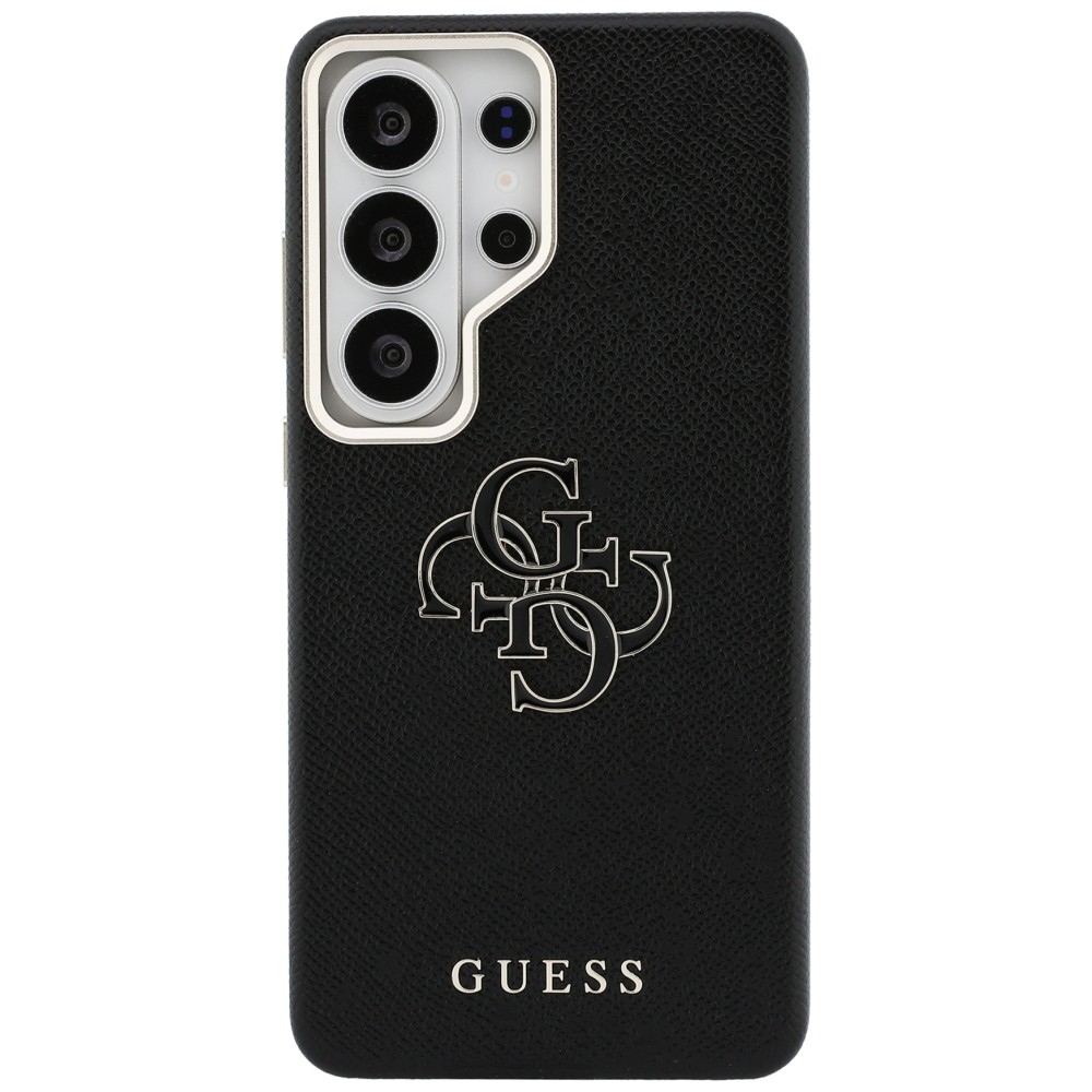 Guess case Grained Big 4G Metal Logo for Samsung Galaxy S26 Ultra black - Image 3
