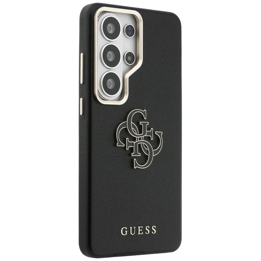 Guess case Grained Big 4G Metal Logo for Samsung Galaxy S26 Ultra black - Image 4