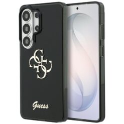 Guess case IML Big Metal 4G Script for Samsung Galaxy S26 Ultra black