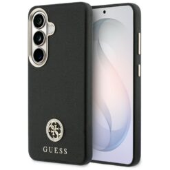 Guess case Rhinestone Round Logo MagSafe for Samsung Galaxy S26 black