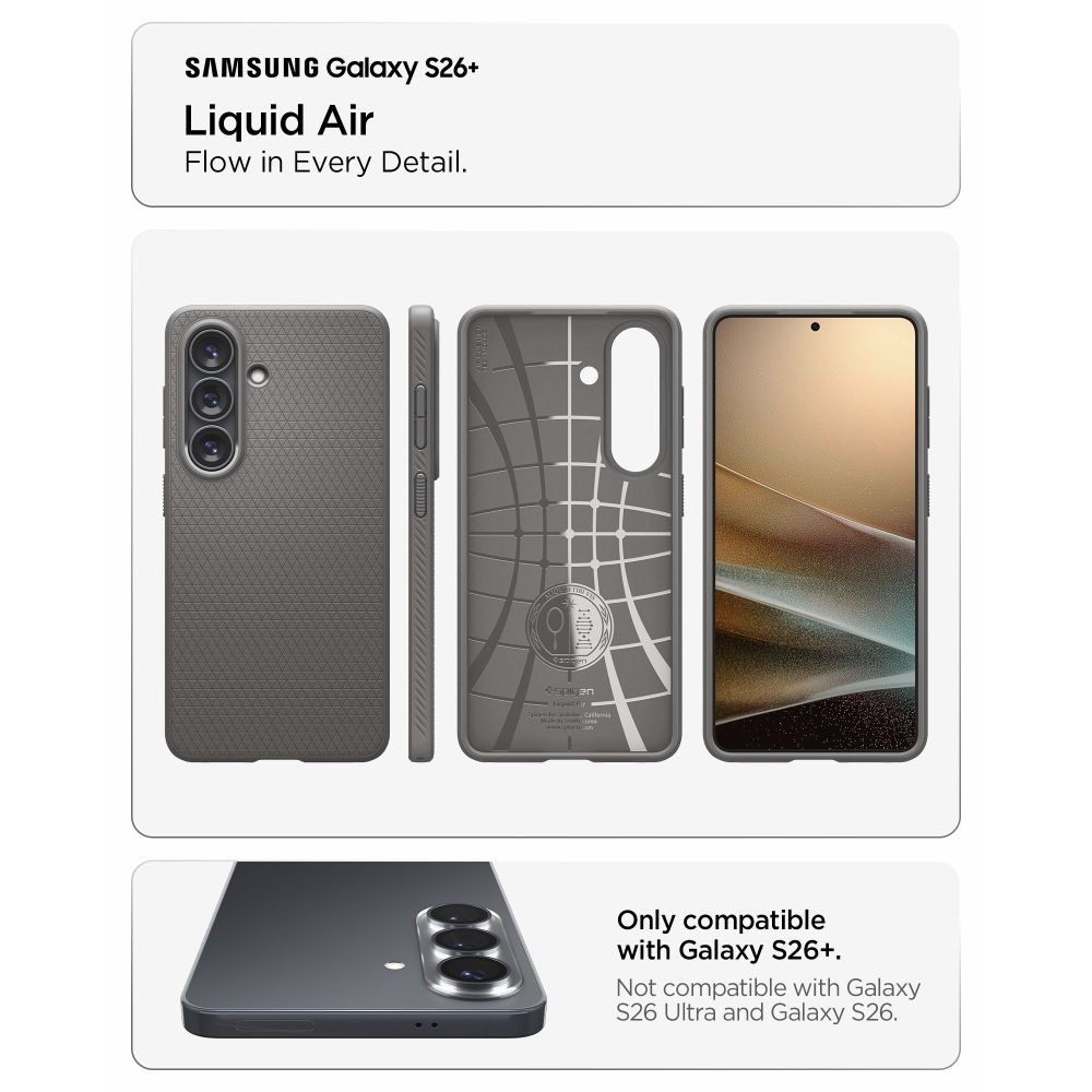 SPIGEN LIQUID AIR GALAXY S26+ PLUS MARBLE GREY - Image 7