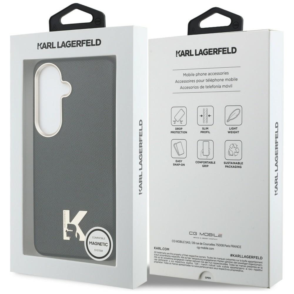 Karl Lagerfeld case K Metal Logo MagSafe for Samsung Galaxy S26 black - Image 8