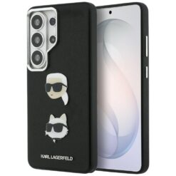 Karl Lagerfeld case Saffiano Double Heads Metal for Samsung Galaxy S26 Ultra black