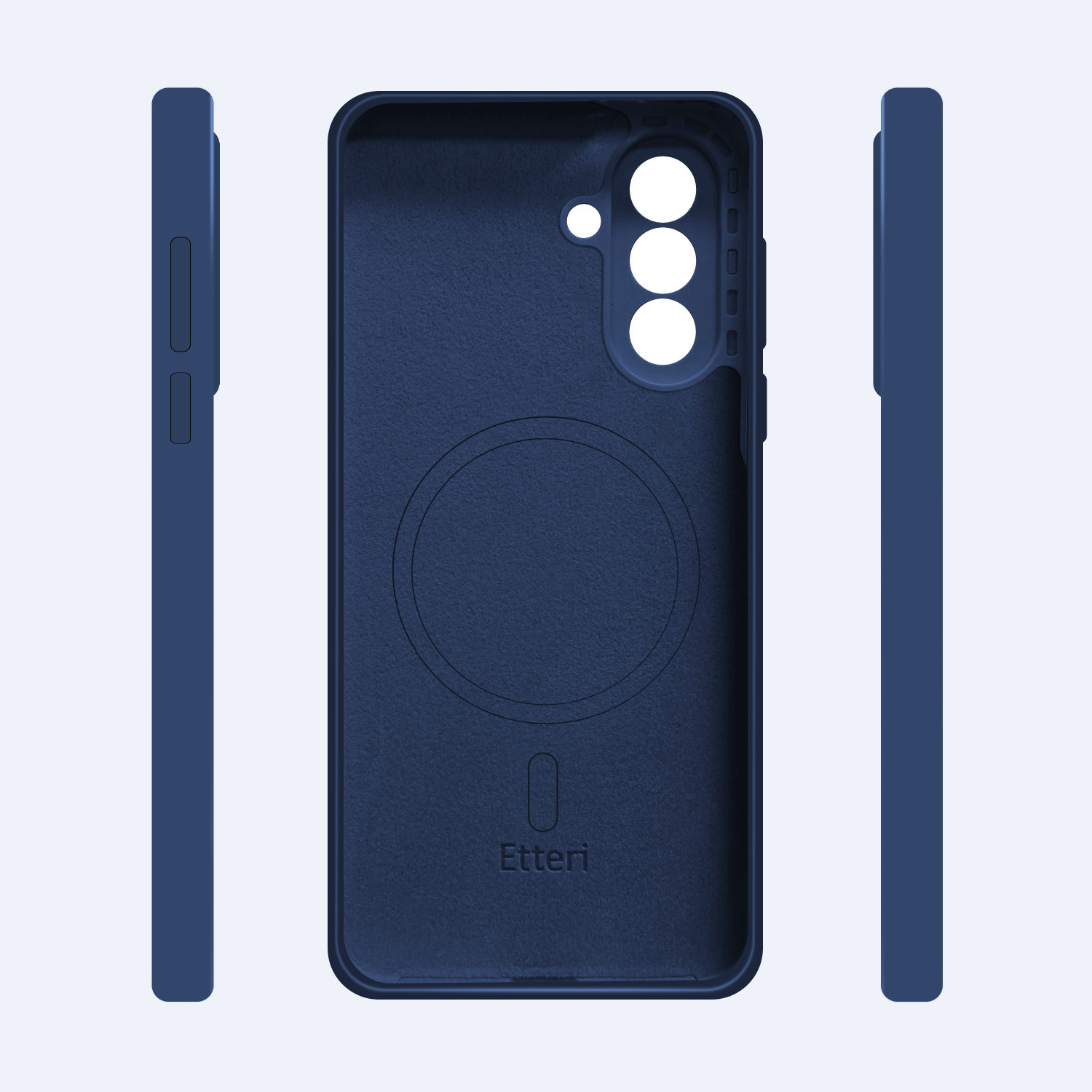 Etteri Silicone Mag case for Samsung Galaxy A57 5G dark blue - Image 4