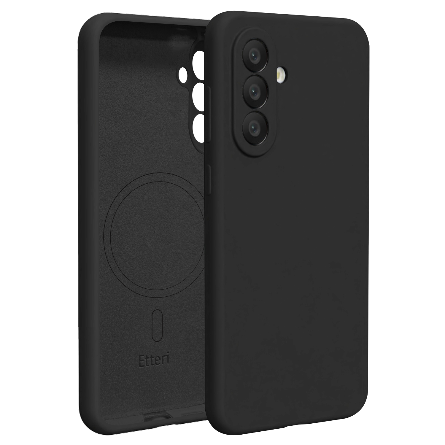 Etteri Silicone Mag case for Samsung Galaxy A57 5G black