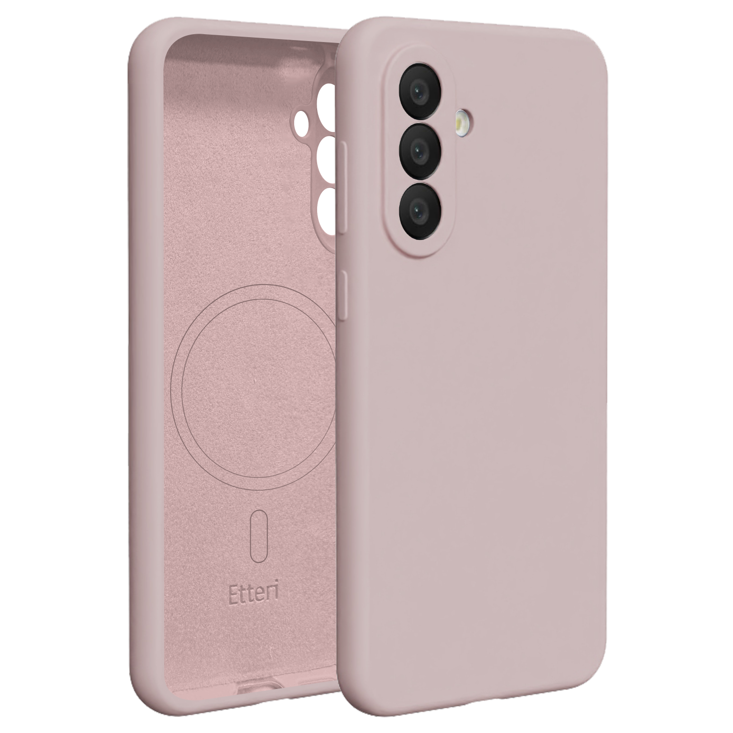 Etteri Silicone Mag case for Samsung Galaxy A37 5G light pink