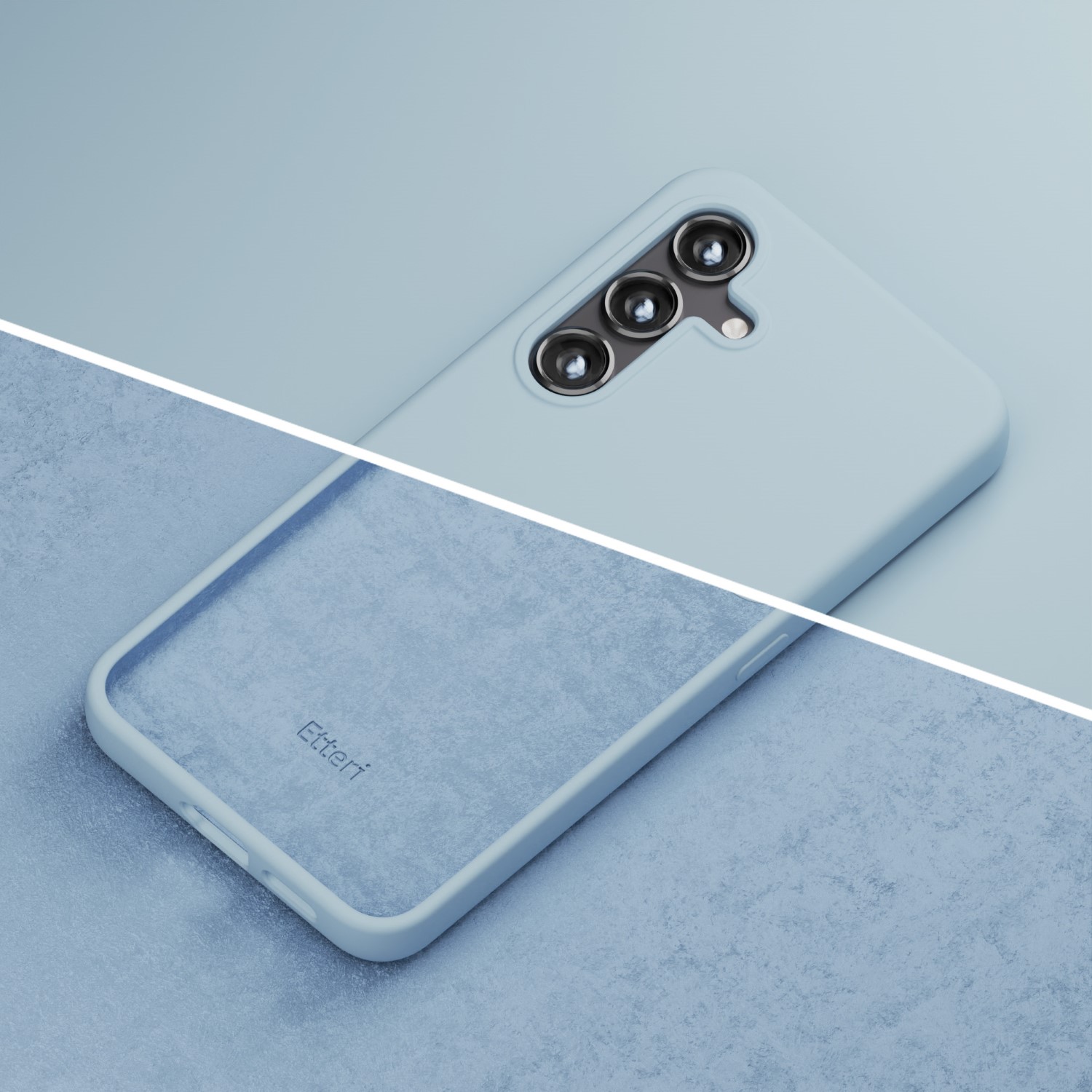 Etteri Silicone Mag case for Samsung Galaxy A57 5G light blue - Image 8