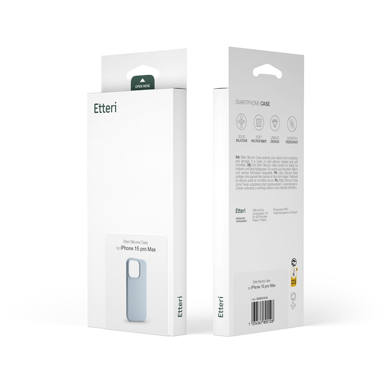 Etteri Silicone Mag case for Samsung Galaxy A57 5G light blue - Image 9