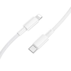 Laadimisjuhe Borofone BX117 USB-C to Lightning 1.0m valge