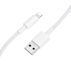 Laadimisjuhe Borofone BX117 USB-A to Lightning 1.0m valge