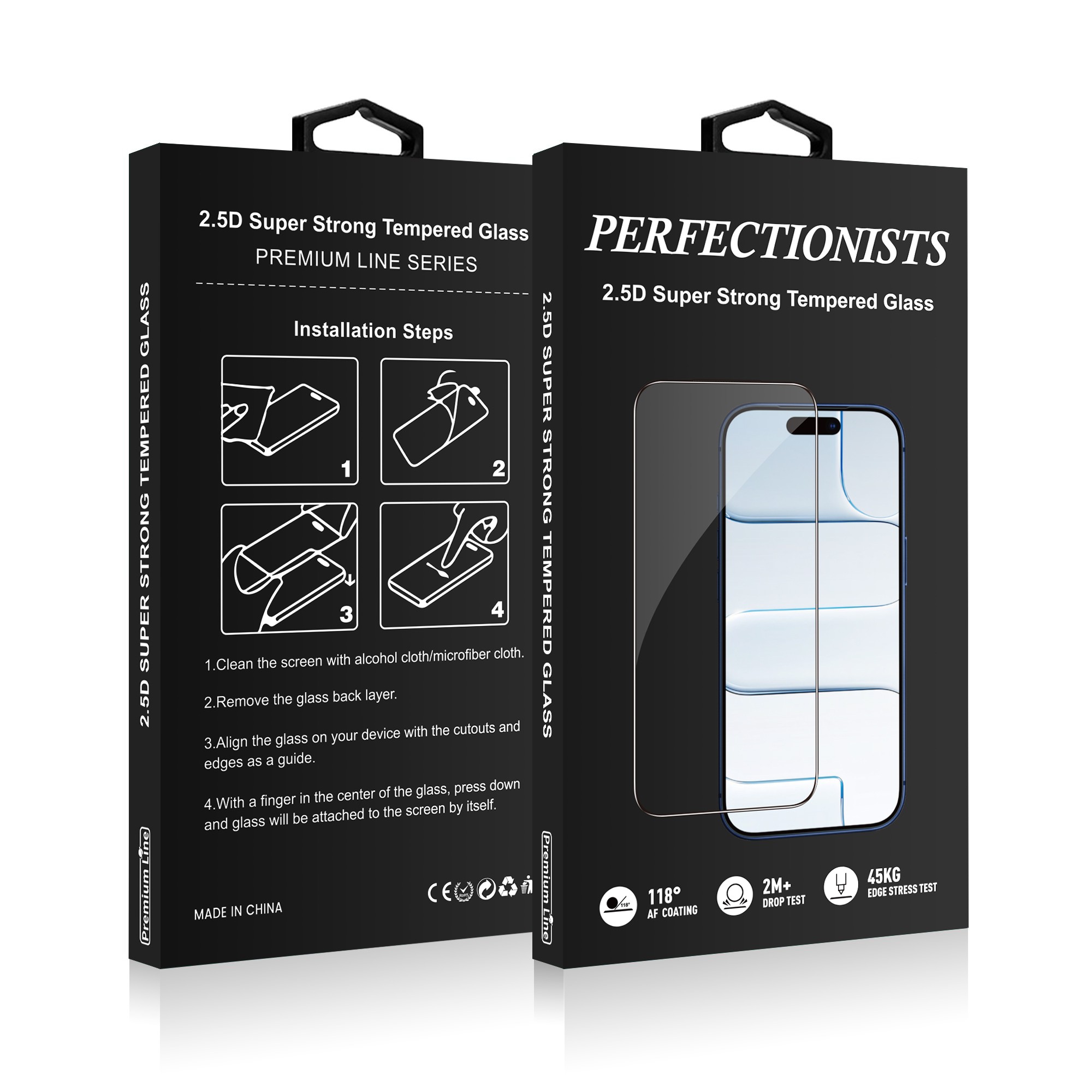 LCD kaitsev karastatud klaas Perfectionists 2.5D Super Strong Tempered Glass Samsung A165 A16 4G/A166 A16 5G/A175 A17 4G/A176 A17 5G must