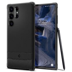 Kaitseümbris Rugged Armor, Samsung Galaxy S23 Ultra, must, Spigen