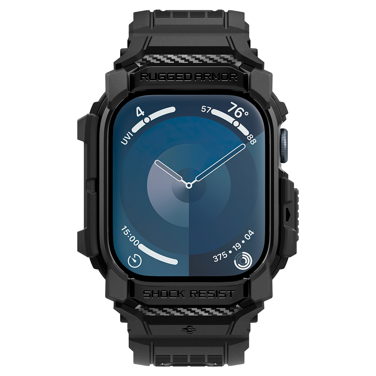 Kaitseümbris kellarihmaga Rugged Armor Pro, Apple Watch Series 11 / 10 (46mm), must, Spigen - Image 11