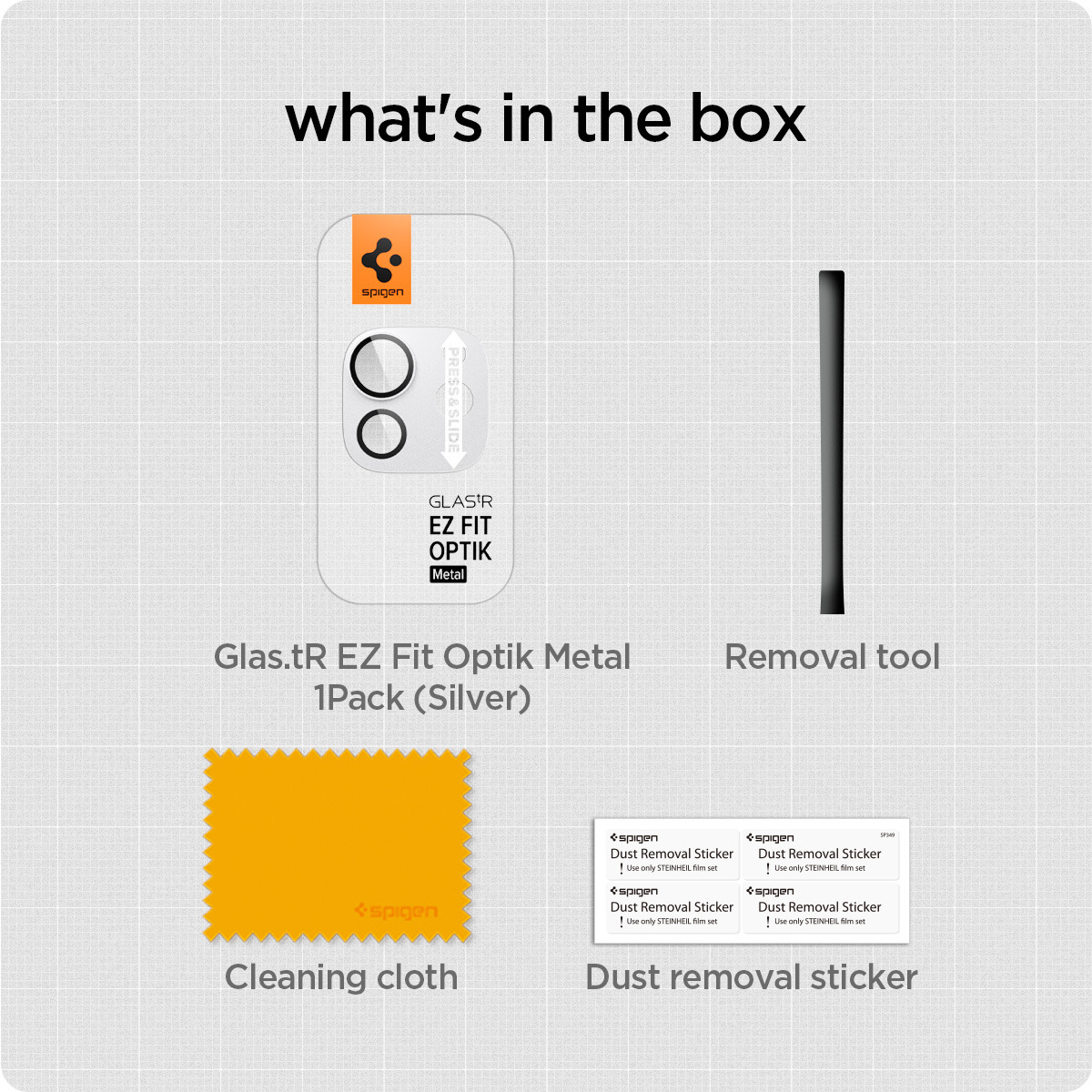 Tagakaamerate kaitseklaas EZ Fit Optik Metal, Apple iPad Pro 11" (2025/2024) / iPad Pro 13" (2025/2024), hõbedane, Spigen - Image 13